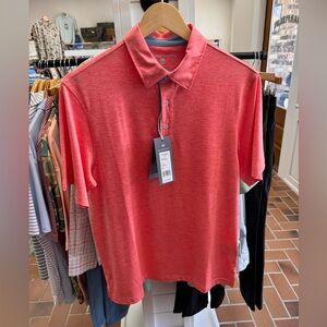 The Southern Shirt Company Grayton Heathered Polo in Starburst